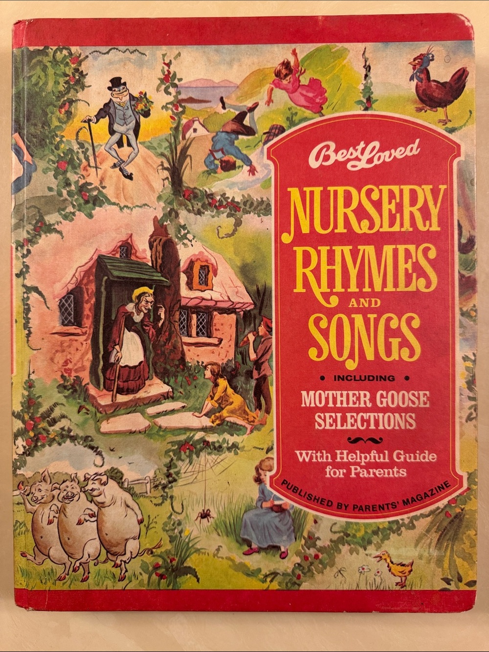 Vintage hardback Best Loved Nursery Rhymes and Songs.